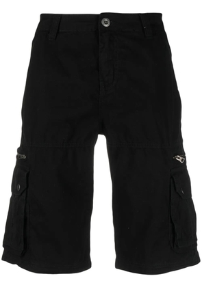 Alpha Industries cargo-pocket cotton bermuda shorts - Black