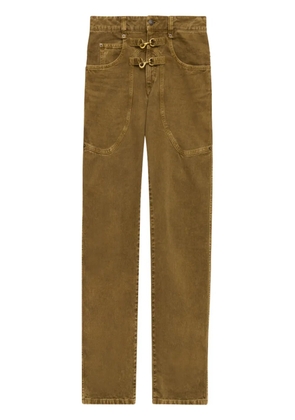 ISABEL MARANT Brinley buckle jeans - Brown