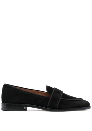 Aquazzura Martin suede loafers - Black