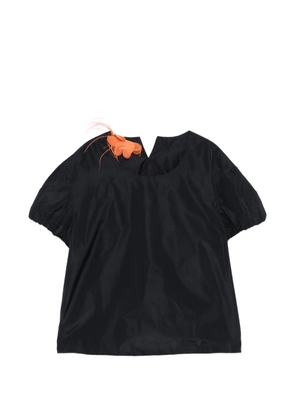 SUSANNE BOMMER puff-sleeve blouse - Blue