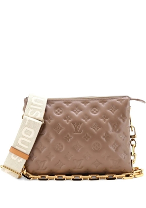 Louis Vuitton Pre-Owned Coussin Bag Monogram Embossed Lambskin PM crossbody bag - Brown