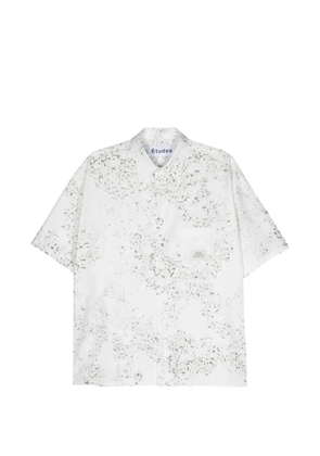 Études Studio printed short-sleeve shirt - White