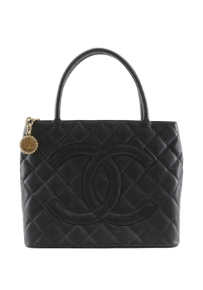 CHANEL Pre-Owned 2003-2004 Caviar Medallion tote bag - Black