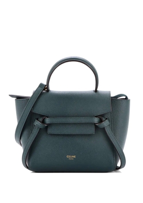 Celine Pre-Owned Belt Bag Textured Leather Pico shoulder bag - Green