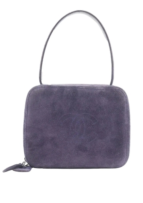 CHANEL Pre-Owned 1997-1999 CC Suede handbag - Purple