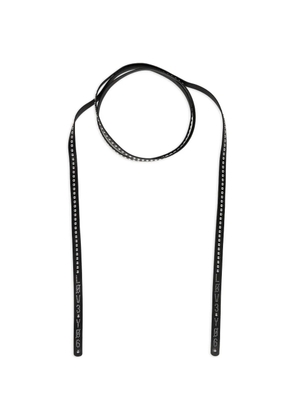 RED(V) studded necklace - Black