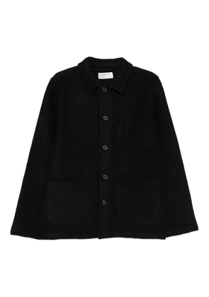 Universal Works button-front patch-pocket jacket - Black