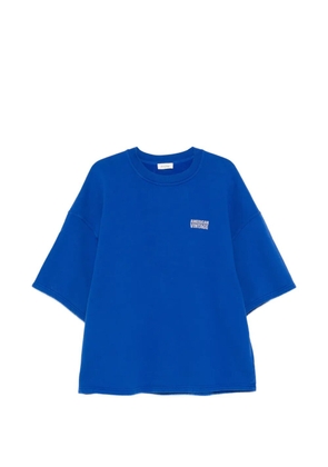 American Vintage short-sleeve crew-neck sweatshirt - Blue