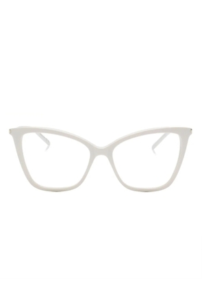 Saint Laurent Eyewear cat-eye glasses - White