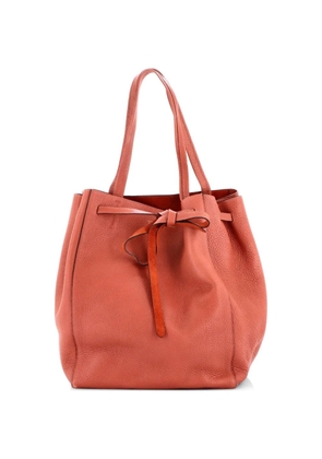 Celine Pre-Owned Phantom Tie Cabas Leather Medium tote bag - Red