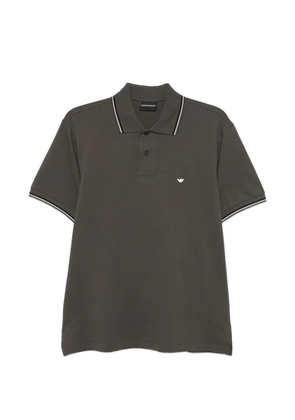Emporio Armani buttoned polo shirt - Grey