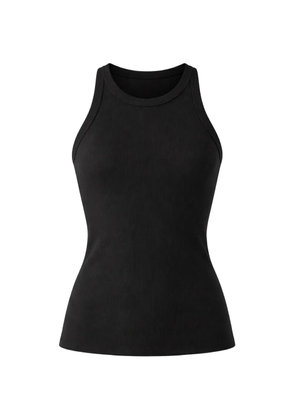 PATRICK ASSARAF ribbed tank top - Black