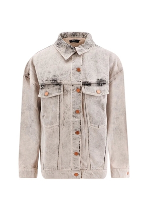3x1 bleached denim jacket - Neutrals