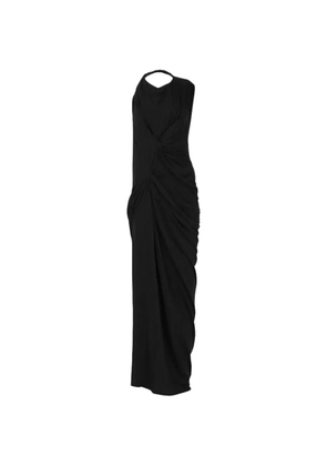 ENTIRE STUDIOS Oaklyn draped halterneck dress - Black