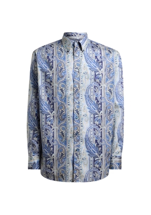 ETRO paisley printed shirt - Blue