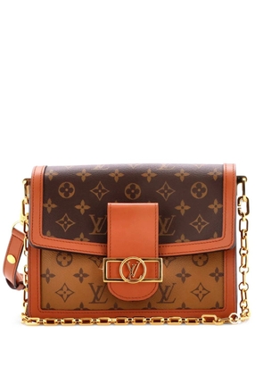 Louis Vuitton Pre-Owned Dauphine Reverse Monogram Canvas MM shoulder bag - Brown