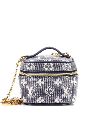 Louis Vuitton Pre-Owned Vanity Case Monoglam Jacquard Canvas Micro satchel - Blue