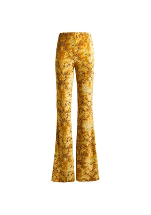 ETRO floral trousers - Yellow