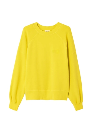 American Vintage Atubay long-sleeves crew-neck sweatshirt - Yellow
