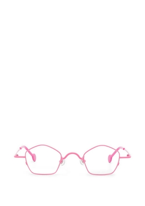 L.A. EYEWORKS Casoni geometric-frame glasses - Pink