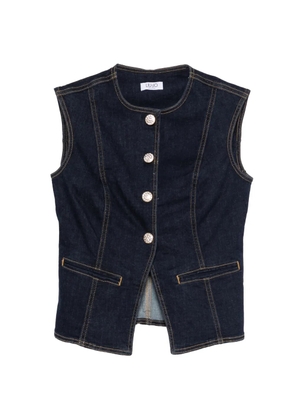 LIU JO buttoned gilet - Blue