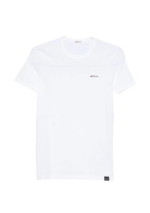 Kiton logo-embroidered T-shirt - White