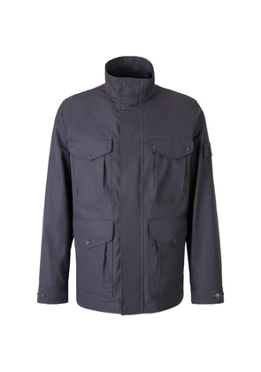 Stone Island buttoned flap-pocket jacket - Blue
