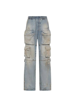 AMIRI cargo-pockets drawstring jeans - Blue
