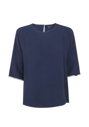 Fabiana Filippi flared shirt - Blue