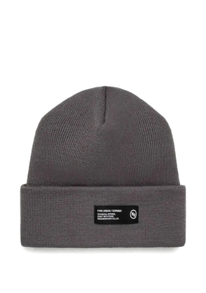Neighborhood ribbed-knit beanie - Grey