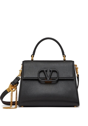 Valentino Garavani small Vsling grainy calfskin handbag - Black