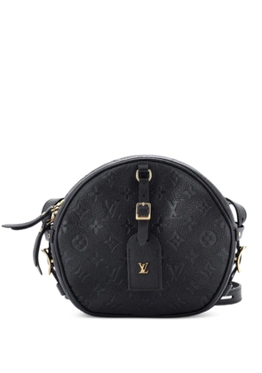 Louis Vuitton Pre-Owned Boite Chapeau Souple Bag Monogram Empreinte Leather MM crossbody bag - Black