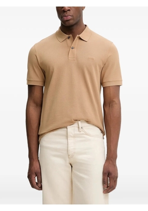 BOSS half-button polo shirt - Neutrals