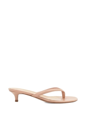 Gianvito Rossi open-toe leather sandals - Neutrals