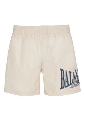 Balmain printed swim shorts - Neutrals