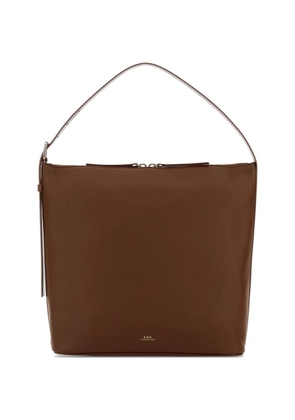 A.P.C. Vera logo-detail tote bag - Brown