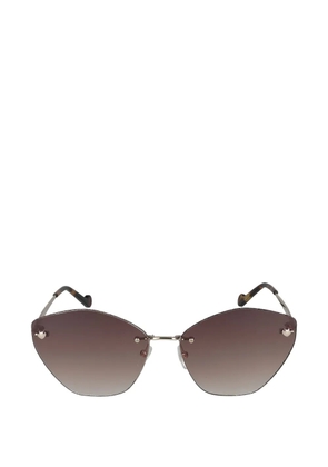 LIU JO heart-detail sunglasses - Gold