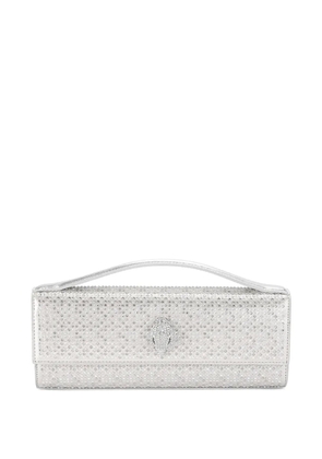 Kurt Geiger London crystal-embellished clutch bag - Silver