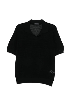 Tagliatore polo-collar T-shirt - Black