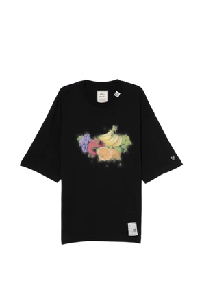 Maison MIHARA YASUHIRO fruit-print T-shirt - Black