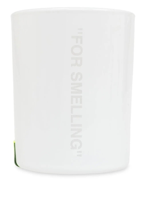 Off-White Wax Candle