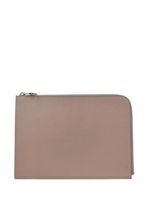 Louis Vuitton Pre-Owned 2017 Jules PM leather clutch bag - Grey