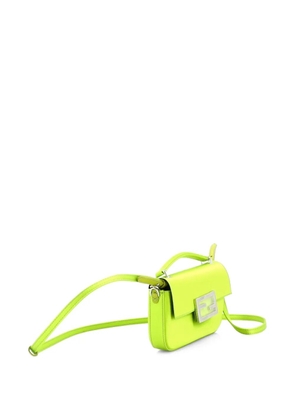 Fendi Pre-Owned Baguette Phone Pouch Silk satchel - Green