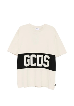 GCDS logo T-shirt - Neutrals