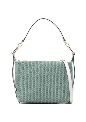 Furla woven strap shoulder bag - Green