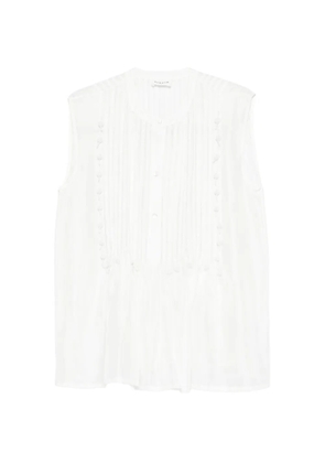 P.A.R.O.S.H. Sadio button-embellished blouse - White