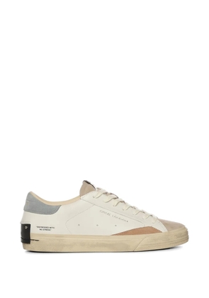 Crime London Distressed 2.0 leather sneakers - Neutrals