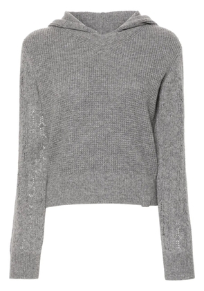 Victoria Beckham hooded wool jumper - Grey