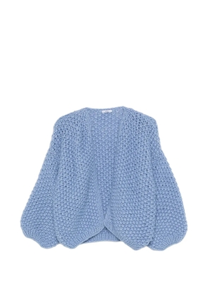 Maiami puff-sleeve cardigan - Blue