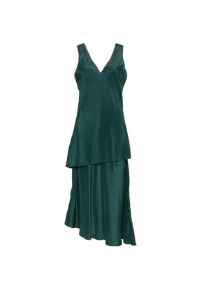 Barena V-neck layered dress - Green